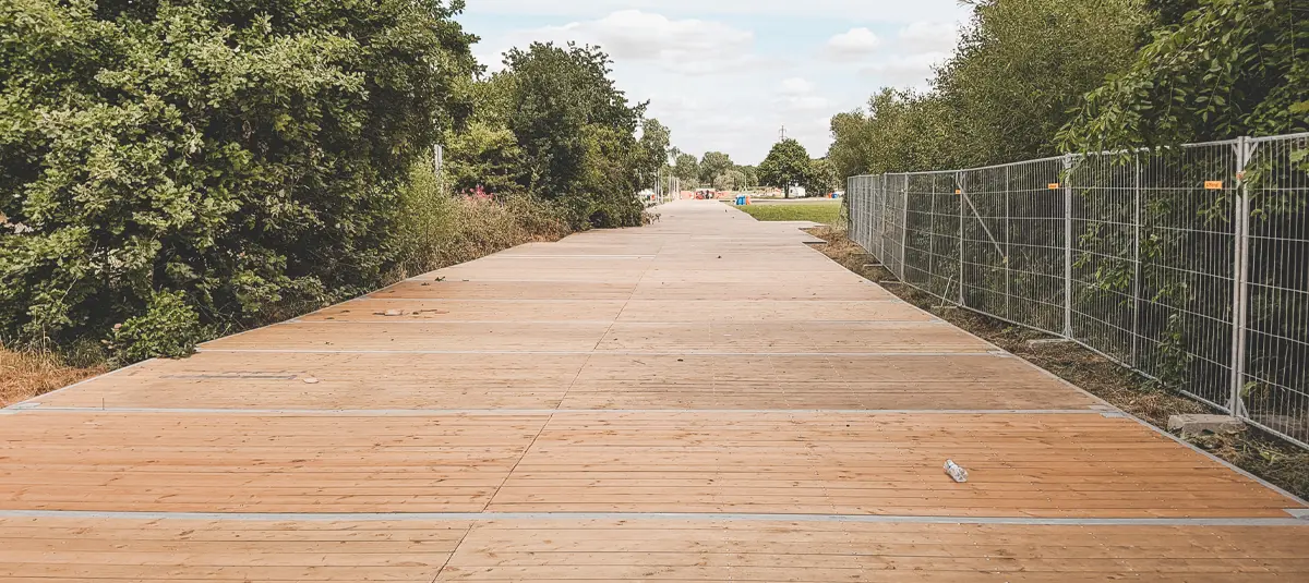 Tent floors at GBS Tenten
