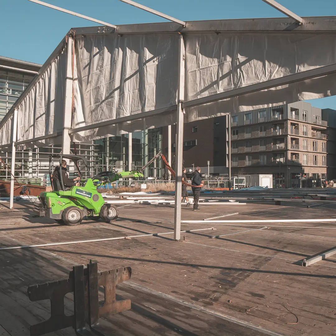Tent van 20 x 35 meter bij GBS Tenten
